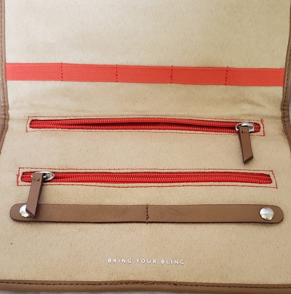 Stella & Dot Multicolor Striped Cosmetic Bag - Picture 5 of 5